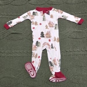 Burts Bees Baby Footed Sleeper Christmas Cookies Gingerbread